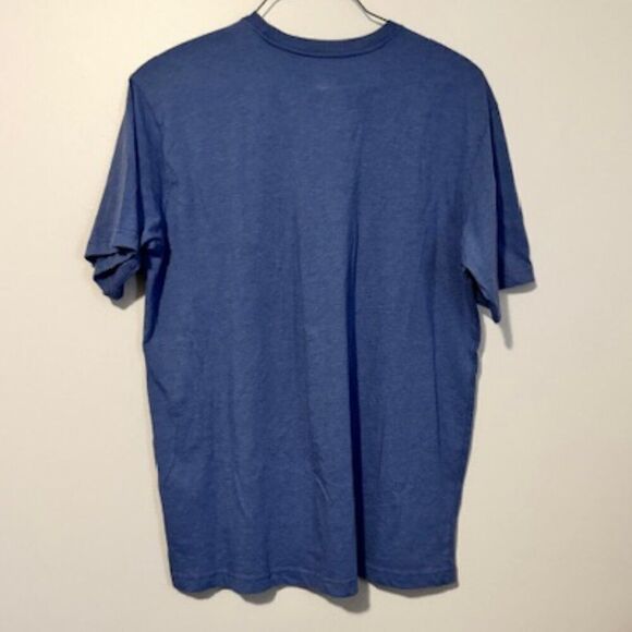 USED Men's Blue Mountain Short Sleeve Shirt Color Blue Size XL - Picture 2 of 2